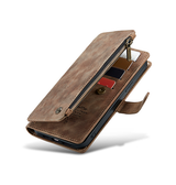 iPhone XS Max | iPhone XS Max - CaseMe™ Multifunktionel Læder Etui / Pung - Brun - DELUXECOVERS.DK