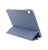 iPad Mini 6 | iPad Mini 6/7 (2021/2024) - LUX™ Smart Trifold Silikone Cover - Navy/Lilla - DELUXECOVERS.DK
