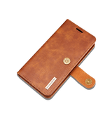 iPhone 7 / 8 / SE (2020/2022) | iPhone 7/8/SE(2020/2022) - DG.MING™ Vintage 2-In-1 Læder Etui M. Cover - Brun - DELUXECOVERS.DK