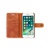 iPhone 6 / 6s | iPhone 6/6s - DG.MING™ Vintage 2-In-1 Læder Etui M. Cover - Brun - DELUXECOVERS.DK