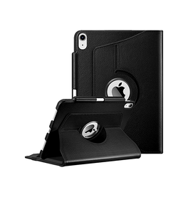 iPad Mini 6 | iPad Mini 6/7 (2021/2024) - Retro Diary™ Vintage 360° Onefold Læder Cover - Sort - DELUXECOVERS.DK