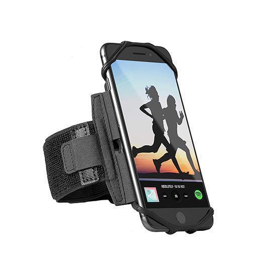 iPhone Løbeudstyr | iPhone 6/6s - Fit4Run™ Sports / Løbearmbånd - Sort - DELUXECOVERS.DK