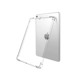 iPad 5 | iPad 5 - 9.7" - Silent Stødsikker Silikone Cover - Gennemsigtig - DELUXECOVERS.DK