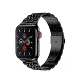 Apple Watch 38mm | Apple Watch (38/40/SE/41mm) - Butterfly Stål Urlænke - Sort - DELUXECOVERS.DK