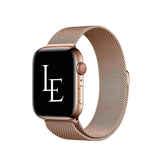 Apple Watch 42mm | Apple Watch (42/44/SE/45/46/49mm) - L'Empiri™ Milanese Loop - Guld - DELUXECOVERS.DK