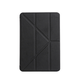 iPad 2/3/4 | iPad 2/3/4 - Orgami Trifold Læder Cover M. Stander - Sort - DELUXECOVERS.DK