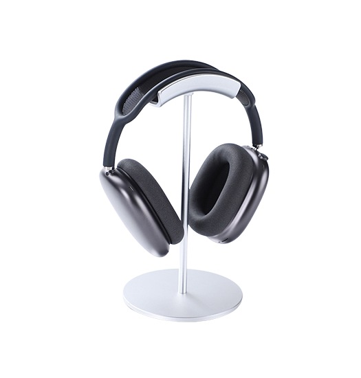 Høretelefoner og Headset | Universal Høretelefonholder i Aluminium – Sølv - DELUXECOVERS.DK