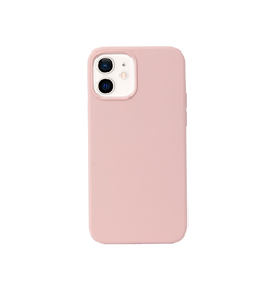 iPhone 12 | iPhone 12 - IMAK™  Pastel Silikone Cover - Blush Pink - DELUXECOVERS.DK