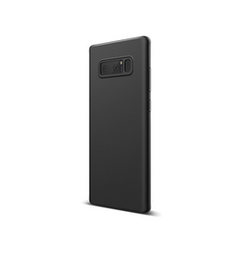 Samsung Note 8 | Samsung Galaxy Note 8 - Novo Frosted Matte Slim Silikone Cover - Sort - DELUXECOVERS.DK