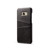 Samsung Galaxy S8 | Samsung Galaxy S8 - NX Design Læder Bagcover - Sort - DELUXECOVERS.DK