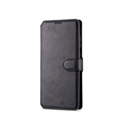 Samsung Galaxy S20 Ultra | Samsung Galaxy S20 Ultra - AZNS™ Diary Læder Etui / Taske M. Pung - Sort - DELUXECOVERS.DK