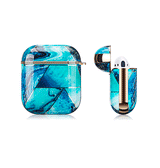 Airpods 1/2 | AirPods 1/2 | UNIQ™ Marmor Beskyttelse Cover - Koboltblå - DELUXECOVERS.DK