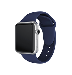 Apple Watch 42mm | Apple Watch (42/44/SE/45mm & Ultra) -  PRO+ Silikone Sportsrem - Navy blå - DELUXECOVERS.DK