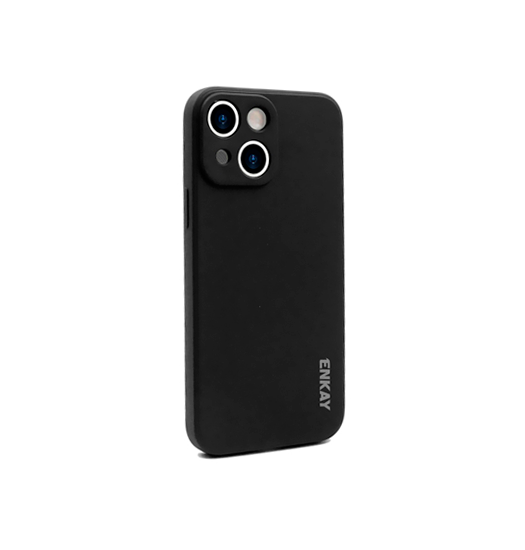 iPhone 13 Mini | iPhone 13 Mini - ENKAY™ Smooth Silikone Cover - Sort - DELUXECOVERS.DK