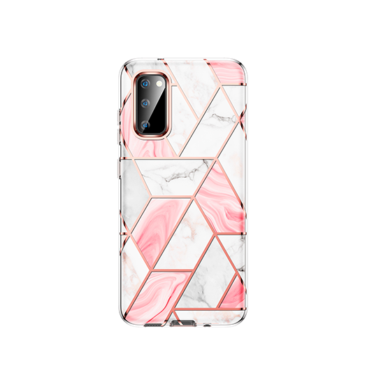 Samsung Galaxy S20 | Samsung S20 - UNIQ™ Marble Silikone Cover - Rose Pearl - DELUXECOVERS.DK