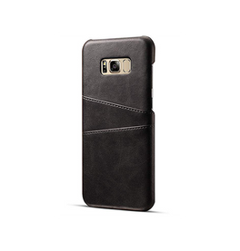 Samsung Galaxy S8+ | Samsung Galaxy S8+ (Plus) - NX Design Læder Bagcover - Sort - DELUXECOVERS.DK