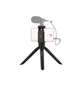 Mobil Tripod | PULUZ™ | BIG Tripod Mobil / iPhone Stativ m. Mikrofon holder - Sort - DELUXECOVERS.DK