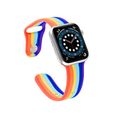 Apple Watch 42mm | Apple Watch (42/44/SE/45mm & Ultra) - LGBT Silikone Rem - Pride - DELUXECOVERS.DK