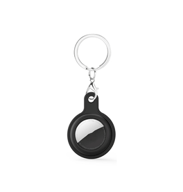 Airtag | AirTag | Deluxe™ Silikone Nøglering - Sort - DELUXECOVERS.DK