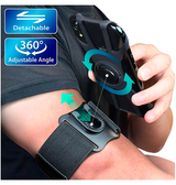 Samsung løbeudstyr | Samsung Galaxy A03 - Fit4Run™ Sports / Løbearmbånd - Sort - DELUXECOVERS.DK