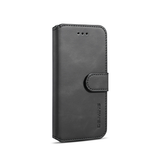 iPhone 7 / 8 / SE (2020/2022) | iPhone 7/8/SE(2020/2022) - DG.MING™ Classical Læder Etui / Taske M. Pung - Sort - DELUXECOVERS.DK