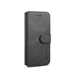 iPhone 7 / 8 / SE (2020/2022) | iPhone 7/8/SE(2020/2022) - DG.MING™ Classical Læder Etui / Taske M. Pung - Sort - DELUXECOVERS.DK