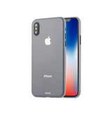 iPhone X / XS | iPhone X/Xs - Ultratynd Matte Series Cover V.2.0 - Hvid/Klar - DELUXECOVERS.DK