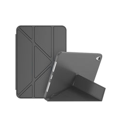 iPad Mini 6 | iPad Mini 6 - Orgami Trifold Læder Cover M. Stander - Sort - DELUXECOVERS.DK
