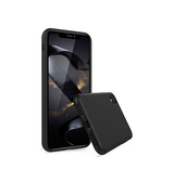 iPhone XR | iPhone XR - Novo Frosted Matte Slim Silikone Cover - Sort - DELUXECOVERS.DK