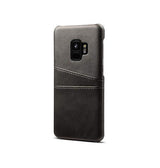 Samsung Galaxy S9 | Samsung Galaxy S9 - NX Design Læder Bagcover - Sort - DELUXECOVERS.DK