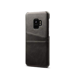 Samsung Galaxy S9 | Samsung Galaxy S9 - NX Design Læder Bagcover - Sort - DELUXECOVERS.DK