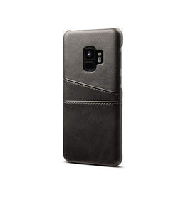 Samsung Galaxy S9 | Samsung Galaxy S9 - NX Design Læder Bagcover - Sort - DELUXECOVERS.DK