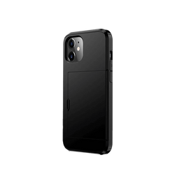 iPhone 11 | iPhone 11 - Deluxe™ Håndværker Cover M. Kortholder - Sort - DELUXECOVERS.DK