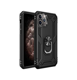 iPhone 11 Pro | iPhone 11 Pro - NX Pro™ Armor Cover m. Ring Holder - Sort - DELUXECOVERS.DK