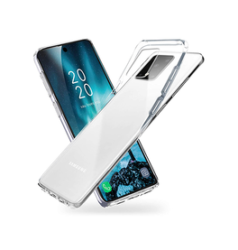 Samsung Galaxy S20+ | Samsung Galaxy S20+ (Plus) - Ultra Silikone Cover - Gennemsigtig - DELUXECOVERS.DK