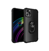 iPhone 11 Pro Max | iPhone 11 Pro Max - Cover M. Ring & Magnetisk Kickstand - Sort - DELUXECOVERS.DK