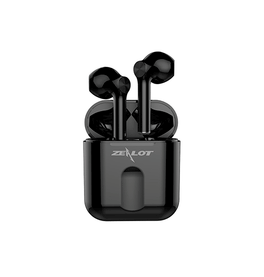 In-ear Headset | ZEALOT™ In-Ear Trødløst Headset M. Opladningsetui - Sort - DELUXECOVERS.DK
