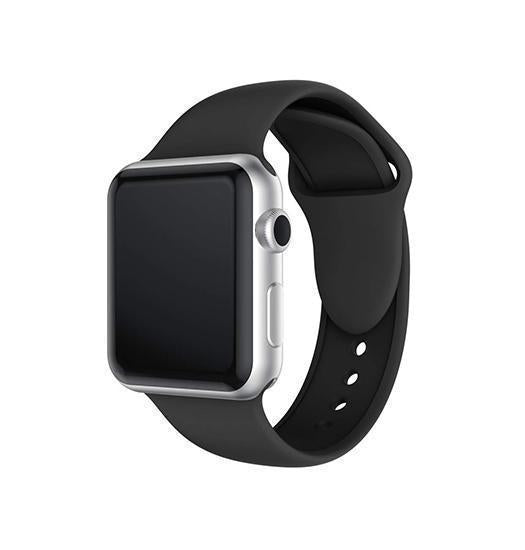 Apple Watch 38mm | Apple Watch (38/40/SE/41mm) - PRO+ Silikone Sportsrem - Sort - DELUXECOVERS.DK