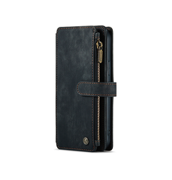 iPhone X / XS | iPhone X/Xs - CaseMe™ Multifunktionel Læder Etui / Pung - Sort - DELUXECOVERS.DK