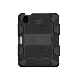 iPad Mini 6 | iPad Mini 6 - Deluxe™ Robust Stødsikkert TPU Cover m. Kickstand  - Sort - DELUXECOVERS.DK