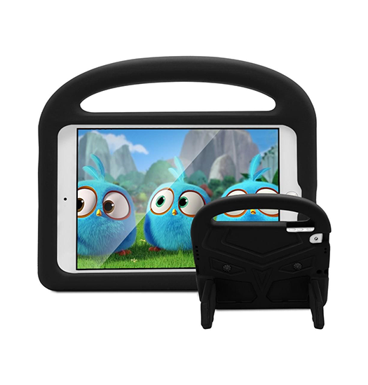 iPad Mini 4/5 | iPad Mini 4/5 - Stødsikkert Børnecover M. Håndtag & Stander - Sort - DELUXECOVERS.DK