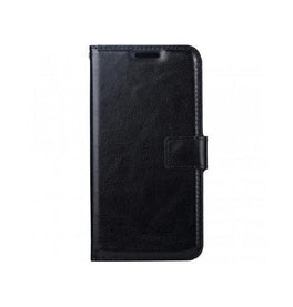 Samsung Galaxy S10 | Samsung Galaxy S10 - Retro Diary Læder Cover - Sort - DELUXECOVERS.DK