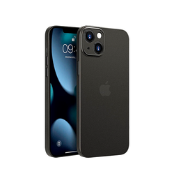 iPhone 14 Max | iPhone 14 Plus - Ultratynd Matte Series Cover V.2.0 - Sort - DELUXECOVERS.DK