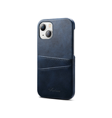 iPhone 13 | iPhone 13 - NX Design Læder Cover M. Kortholder - Navy - DELUXECOVERS.DK