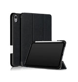 iPad Mini 6 | iPad Mini 6/7 (2021/2024) - NX Design™ Smart Trifold Læder Cover - Sort - DELUXECOVERS.DK