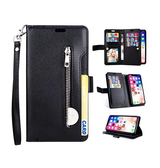 iPhone XS Max | iPhone XS Max - Platinum Multi Etui M. 9 Kort Pung - Sort - DELUXECOVERS.DK