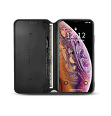 iPhone X / XS | iPhone X/Xs - Realike™ Folio Læder Cover M. Kortholder - Sort - DELUXECOVERS.DK