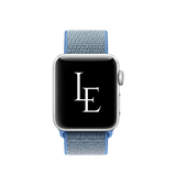 Apple Watch 38mm | Apple Watch (38/40/SE/41mm) - L'Empiri™ Nylon Velcro Rem - Blå - DELUXECOVERS.DK