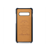 Samsung Galaxy S10 | Samsung Galaxy S10 - NX Design Læder Bagcover - Blå - DELUXECOVERS.DK
