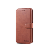 iPhone XR | iPhone XR - AZNS™ Diary Læder Etui / Taske M. Pung - Brun - DELUXECOVERS.DK